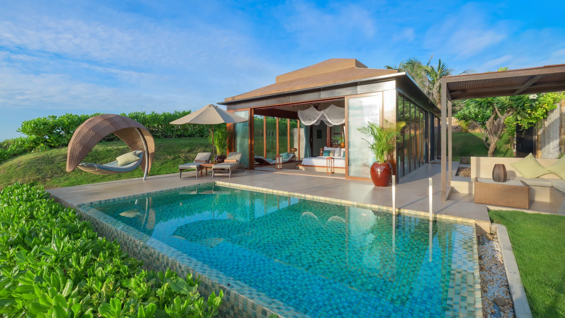 Beach Front Pool Villa - Terrasse